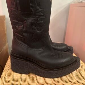 Maison Martin Margiela Black Platform Boots